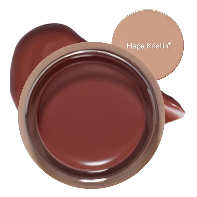 HAPA KRISTIN Gleam Glow Lip and Cheek Tint, Hydrating Korean Cream Blush with Long-Lasting Wear, Buildable with Radiant Finish, Mocha Rose 503, 0.15 oz