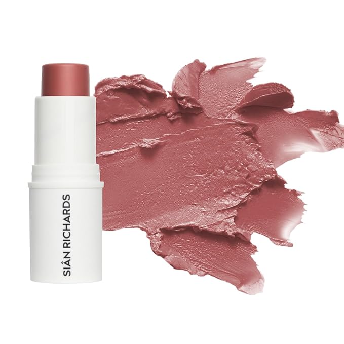 SIÂN RICHARDS Creamy Hydrating Blush Stick for Cheeks & Lips | Skin Tint | Buildable Coverage | Long-Lasting Natural Glow | Vegan Clean Beauty | Naturouge