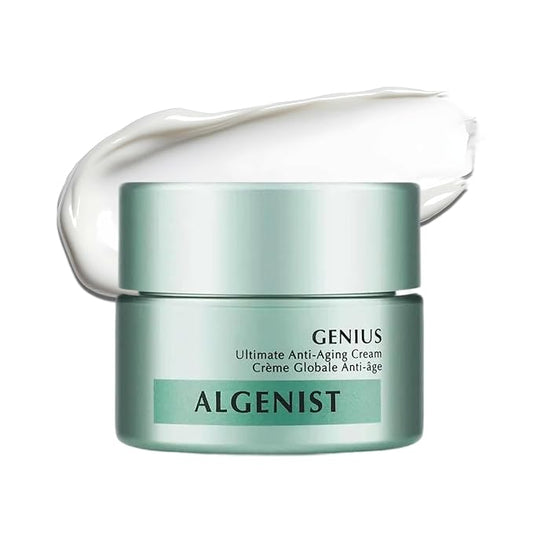 Algenist GENIUS Ultimate Anti-Aging Face Cream - Restoring Collagen Cream to Smooth, Brighten + Help Improve Skin's Radiance - Formulated with Patented Alguronic Acid and Microalgae Oil (1 oz)