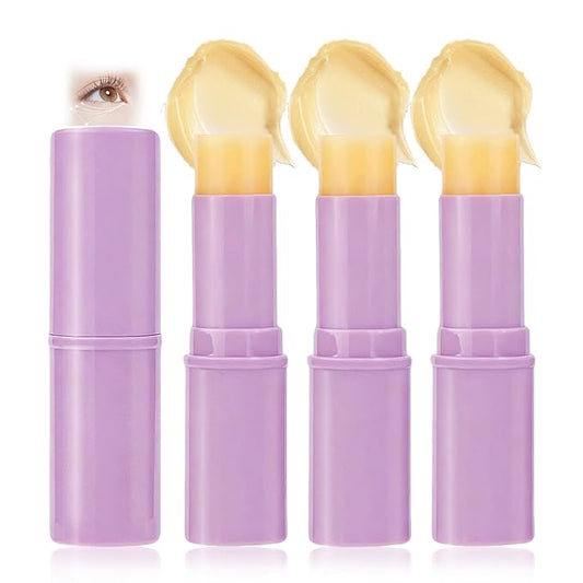 3Pcs Eye Balm Stick | Moisture Under Eye Brightener Balm Stick | Hydrating Stick & Multi-Purpose Smooths Cream Wrinkles-Restore and Hydrate - Vegan Skincare
