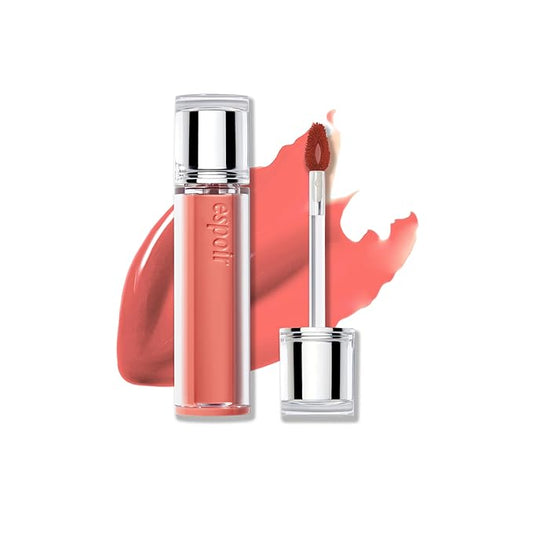 Espoir Couture Lip Tint Glaze #9 Pinky Lowkey | Volumizing Lip Stain with Juicy Texture, Long-Lasting & Vibrant Colors, Moisturizing & Hydrating, Glossy Formula, Vegan, Korean Makeup, 0.14 oz