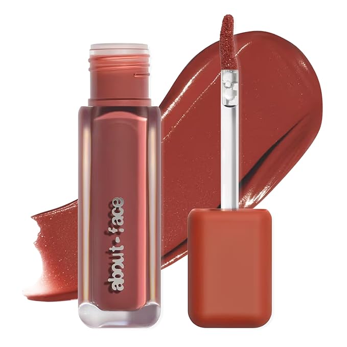 about-face Blur Matte Lip Plump – Soft-Matte Liquid Lipstick with Plumping Effect – Hydrating, Vegan, Cruelty-Free, Clean Beauty – 0.2 oz (Kismet - Cool Pink)