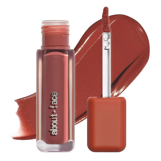 about-face Blur Matte Lip Plump – Soft-Matte Liquid Lipstick with Plumping Effect – Hydrating, Vegan, Cruelty-Free, Clean Beauty – 0.2 oz (Kismet - Cool Pink)
