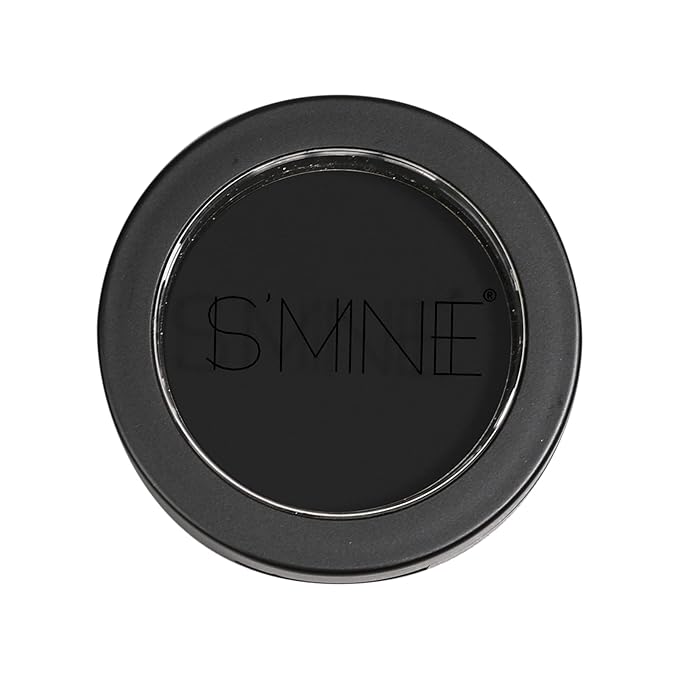 IS'MINE ISMINE Single Black Matte Eyeshadow Powder Palette High Pigment, Longwear, Intense Color Best Black Eyeshadow