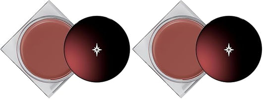 Colorbar Sinful Lip N Cheek Mousse Tint - Powder Matte Blush for Cheeks and Tinted Lip Balm - 2 in 1 Weightless Formula - 003 Coco Berry - 0.14 oz (Pack of 2)
