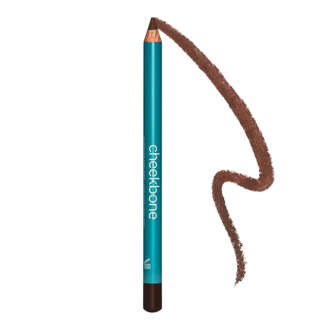 Cheekbone Empower Eyeliner, Cedar Brown, Pencil, Easy Application, Ultra-Smooth, High-Pigment Formula for All-Day Wear, Vegan & Cruelty Free, 1 count