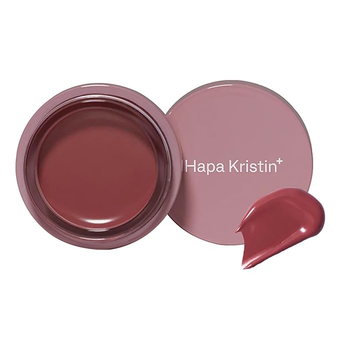 Hapa Kristin Gleam Glow Lip and Blush | a Classic, Vibrant Red that brings a Fresh, Lively Energy | perfectly pairs with Hapa Kristin Colored Contacts, 0.148 Oz (4.2g) (Dusky Rose 302, one)