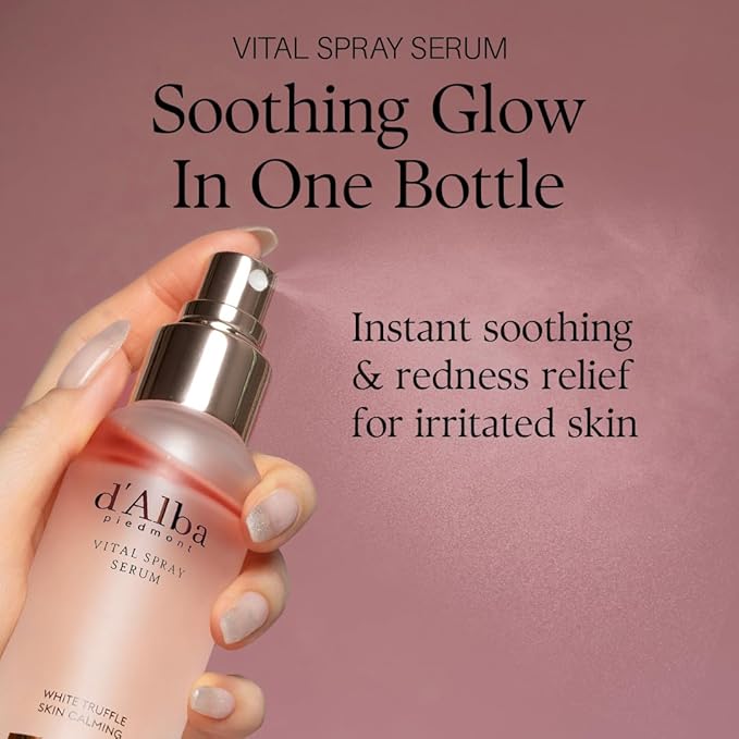 d'Alba Official White Truffle Spray Serum, 3 Solutions, Gift Set (1.76 fl oz (52 ml) x 3ea), Stocking Stuffers, Vegan Skin Care, Glow Serum for Radiant Skin, All In One Mist, Korean Skin Care