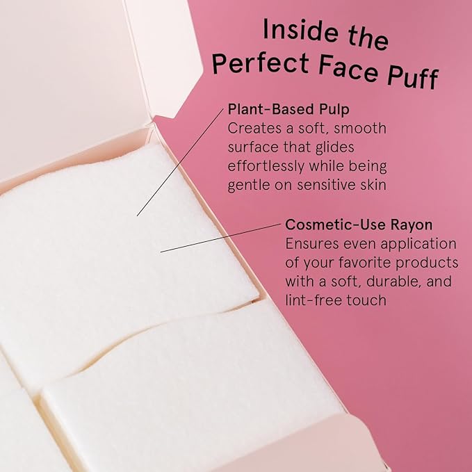 grace & stella Face Pads for Toner Essence, and DIY Mask (200 Count) - Soft, Lint-Free Makeup Remover Pads - Durable Facial Pad for Skincare - Vegan, Cruelty-Free