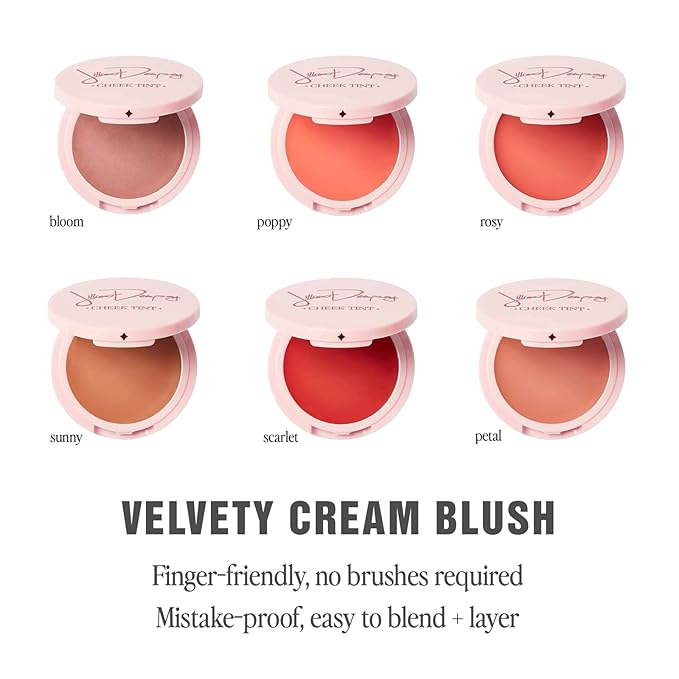 Jillian Dempsey Cheek Tint: Natural Cream Blush, Easy to Blend Makeup with Nourishing, Lasting Color I Bloom