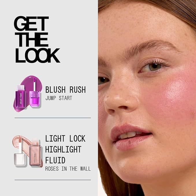 about-face Blush Rush Liquid Blush – Hydrating, Buildable Formula with Jojoba Oil, Hyaluronic Acid, and Squalane – Long-Lasting Dewy Finish – Vegan & Cruelty-Free(Jump Start – Vivid Lilac)