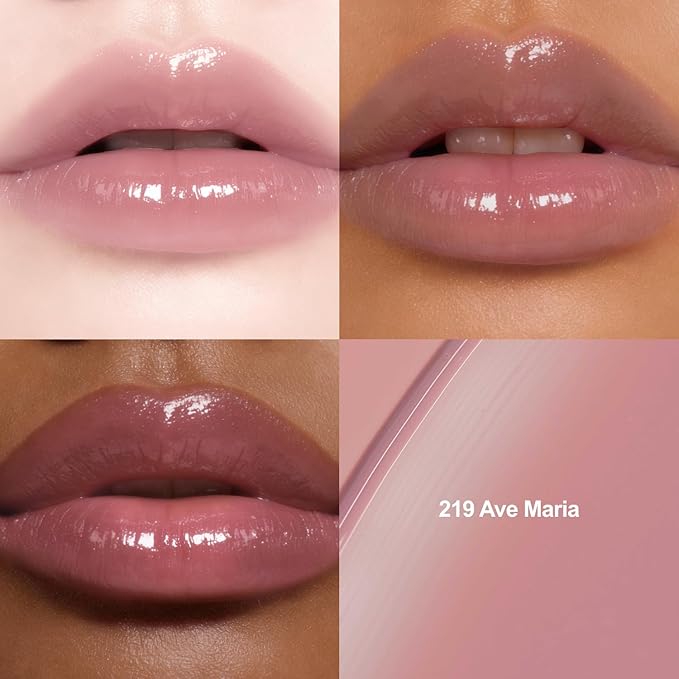 DINTO Blur-Glowy Lip Tint - Glossy Finish, Hydrating, Long Lasting, Lightweight Texture, Non-Sticky, Vegan & Cruelty-Free, K beauty (219 Ave Maria, 0.11 fl.oz)