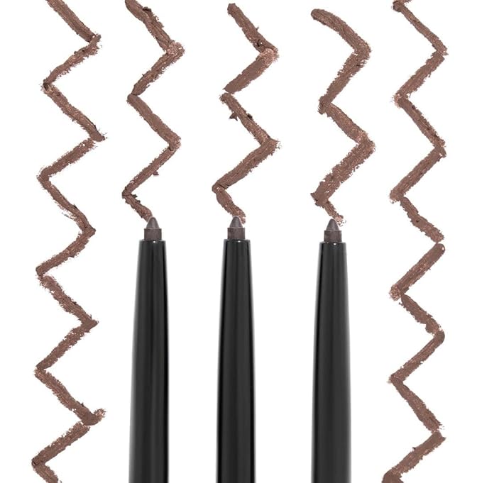 wet n wild Mega Last Breakup Proof Waterproof Retractable Gel Eyeliner - Ultra Pigmented 16-Hour Long Wear, Smudge Proof Satin Finish Formula, Cruelty-Free & Vegan - Dark Brown