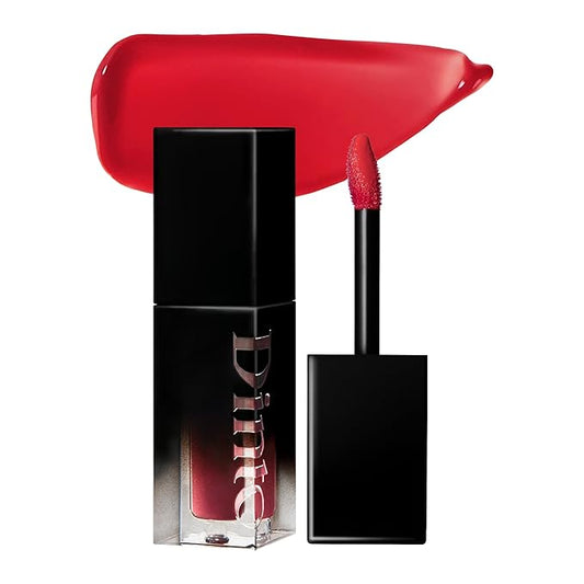 DINTO Blur-Glowy Lip Tint - Glossy Finish, Hydrating, Long Lasting, Lightweight Texture, Non-Sticky, Vegan & Cruelty-Free, K beauty (208 Borum, 0.11 fl.oz)
