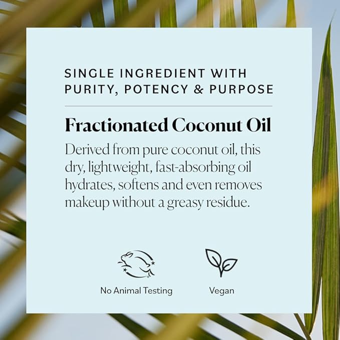 Sky Organics Hydrating fractionated Dry Oil, Coconut Oil, for Moisture, Massage and Makeup Removal, For All Skin Types, 100% Pure and Cold Pressed Multipurpose Body and Face Oil