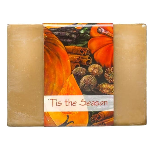 Glycerin Bar Soap 'Tis the Season Scent - Natural, Vegan-Friendly, Hypoallergenic - Moisturizing and Hydrating with 100% Vegetable Glycerin - Sulfate-Free, Paraben-Free, Chemical-Free - 4.5 oz