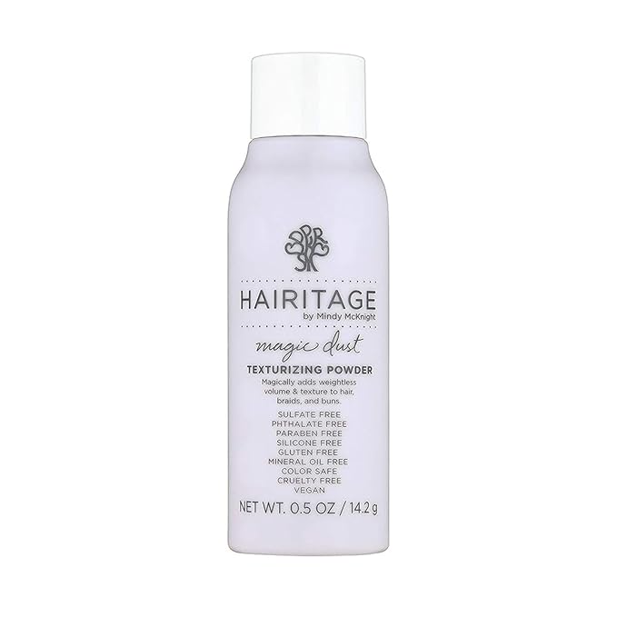 Hairitage Hair Texture Powder for Men and Women - Volumizing Hair Product - Texturizing Powder for Fine Hair - Add Texture to Any Hair Style or Hair Type, Weightless Formula - Vegan + Cruelty-Free