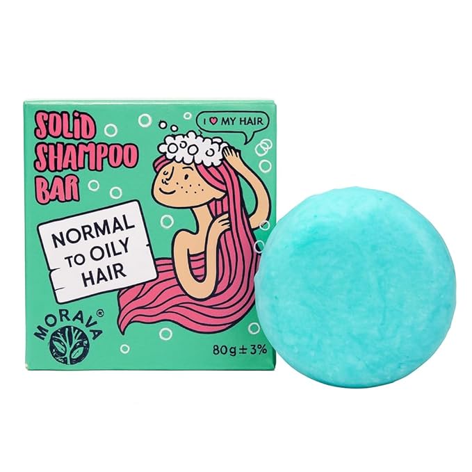 Morava Clarifying Clay Shampoo Bar – Removes Product Buildup & Excess Oil, Sulfate-Free Deep Cleanse for Fine & Thin Hair, Vegan – 2.82 oz