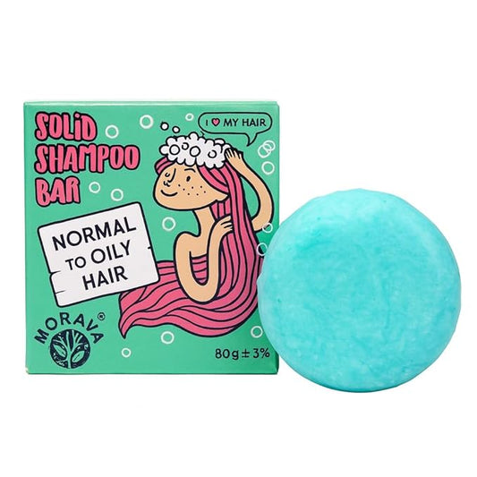 Morava Clarifying Clay Shampoo Bar – Removes Product Buildup & Excess Oil, Sulfate-Free Deep Cleanse for Fine & Thin Hair, Vegan – 2.82 oz