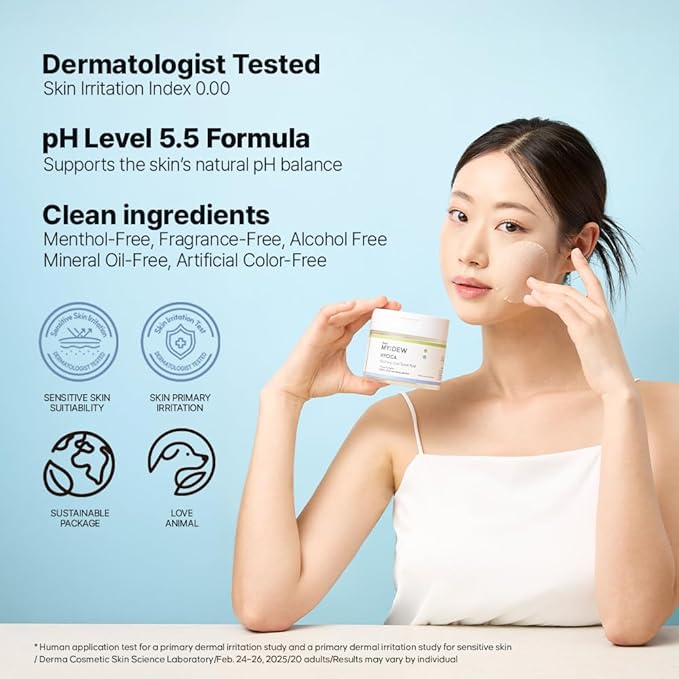 HYCICA Soothing Toner Pad | Cooling Calming Hydration for Sensitive Skin with XYLITOL, Centella, Ultra-Low Molecular Hyaluronic Acid, Vegan Fragrance-Free Korean Skincare, 70 Pads