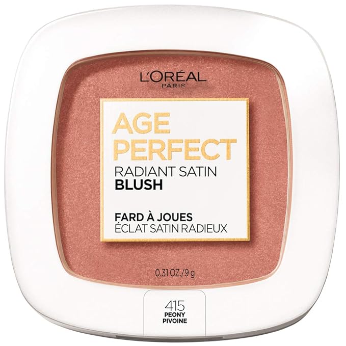 L’Oréal Paris Age Perfect Radiant Satin Blush with Camellia Oil, Peony