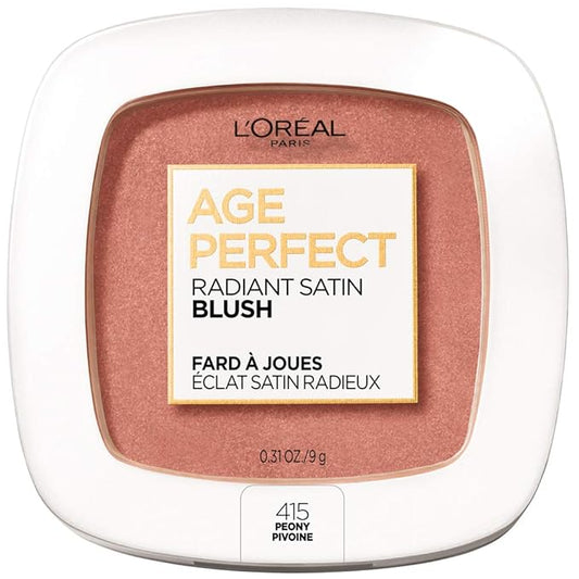 L’Oréal Paris Age Perfect Radiant Satin Blush with Camellia Oil, Peony