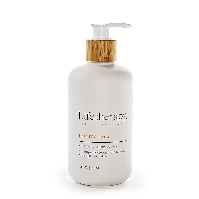 Lifetherapy Hydrating Body Lotion – Transformed | Clean, Skin-Loving Product| Vegan & Gluten Free | Lightweight | Thoughtfully Crafted Fragrance 12oz