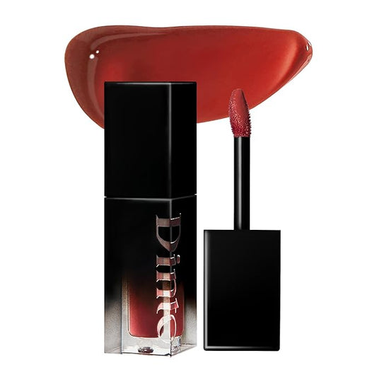 DINTO Blur-Glowy Lip Tint - Glossy Finish, Hydrating, Long Lasting, Lightweight Texture, Non-Sticky, Vegan & Cruelty-Free, K beauty (209 Fides, 0.11 fl.oz) (30 colors)