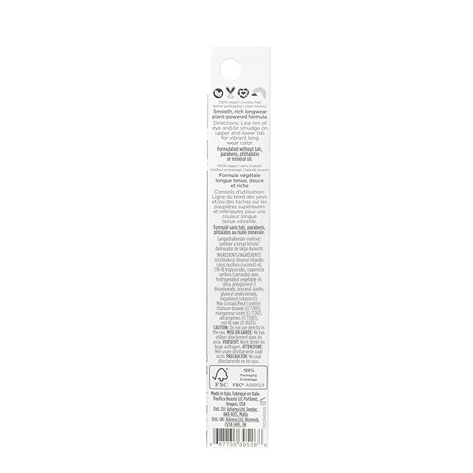 Pacifica, Eyeliner Longwear Lilac, 0.038 Ounce
