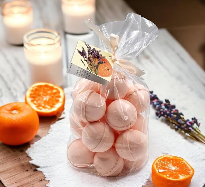 Bath Bombs Set of 14 Bombs 1 oz/ea, USA Handmade Bath Fizzies, Shea & Coco Butter | Working Great for Dry Skin | Birthday Gift Idea | Natural Ingredients Vegan & Cruelty Free - Autumn Magic
