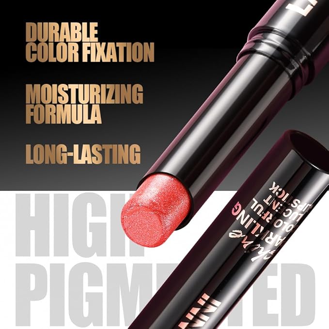 Jolilab 6Pcs Glitter Lip Kit - Velvet Matte & Nude Matte Lipstick + Glitter Lip Gloss/Glitter Lipstick High Pigmented Long-Lasting Waterproof Beauty Cosmetics Gift for Women(SET A)