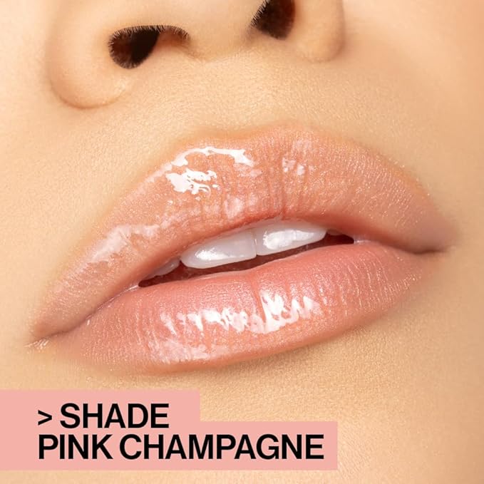 wet n wild MegaSlicks Lip Gloss, Ultra-Glossy, Vitamin-E Enriched, Ultra-Gloss High Shine Moisturizing, Cruelty-Free & Vegan - My Cherry Amour