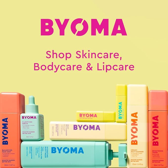 BYOMA Milky Oil Cleanser - Hydrating Facial Cleanser for Skin Barrier Repair - Tri-Ceramide Face Wash for Sensitive Skin & All Skin Types - Deeply Hydrated Skin, No Oily Residue - 3.38 fl oz
