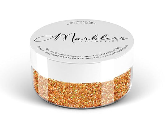 MARBLERS Holographic Face & Body Glitter [Holo Juicy Pop] 0.18oz (5g) | Fine | Non-Toxic | Cruelty-Free | Festival, Rave & Party Makeup | Eye, Hair, Nail Polish, Eyeshadow | Nail Art | Gel Nail