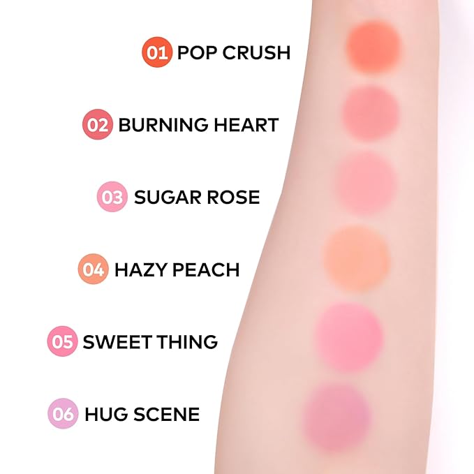 TPSY Juicy Flush Blush (04 Hazy Peach) – Hydrating Liquid Blush for Cheeks, Buildable Formula, Soft & Smooth Finish, Blurring Effect, Peach Coral, Vegan