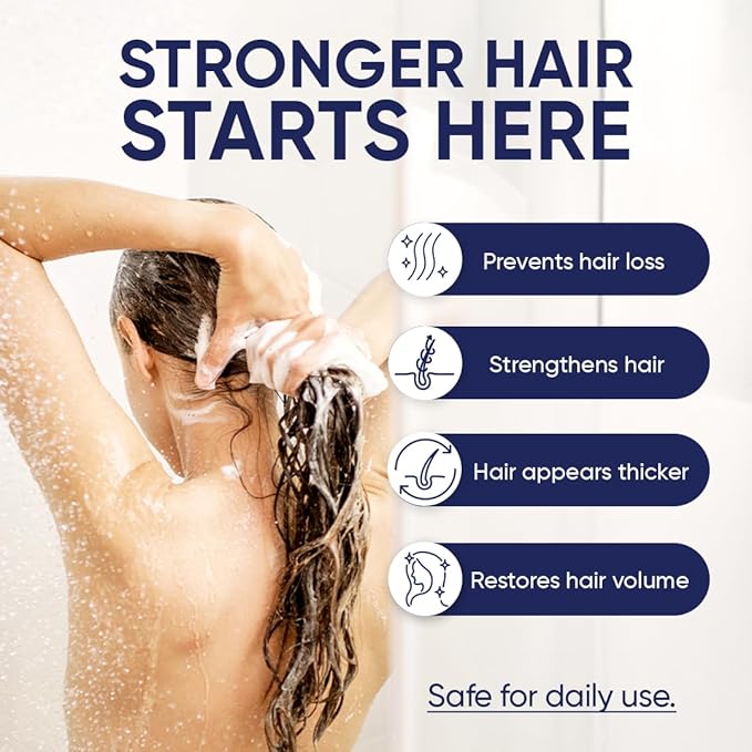 Moerie Hair Growth Shampoo and Conditioner for Men and Women, Hair Loss Solution with Biotin and Rosemary, Thickening Shampoo and Conditioner for Thinning Hair – Ultimate Hair Boost, Double Set