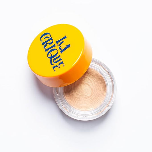 Cream Eyeshadow & Highlighter - Infused with Hyaluronic Acid + Calendula Flower - LightWeight Cream Makeup and Skincare - 99% Natural Ingredients - Vegan Make Up - 01 Golden Hour