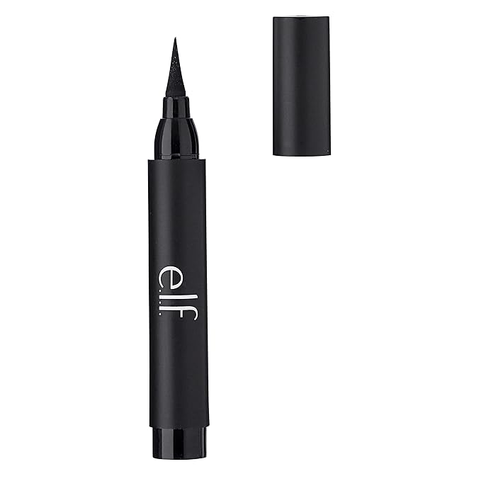 e.l.f. Cosmetics Studio Intense Ink Eyeliner in Blackest Black, 2.5 Gram,pencil (Pack of 2)
