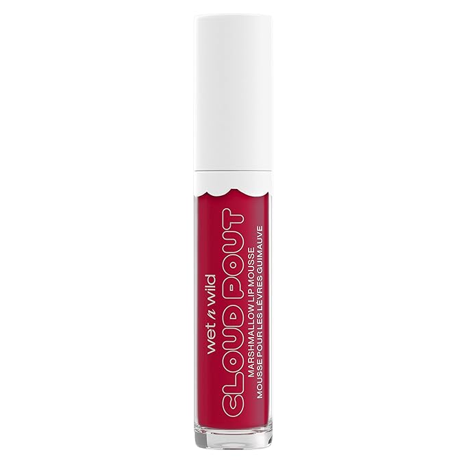 wet n wild Cloud Pout Marshmallow Matte Liquid Lipstick Mousse Hot Pink Don't Sugarcoat It