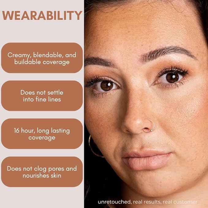 BaeBlu Organic Concealer, FULL Coverage Cover Up, 100% Natural, Made in USA, Pina Colada