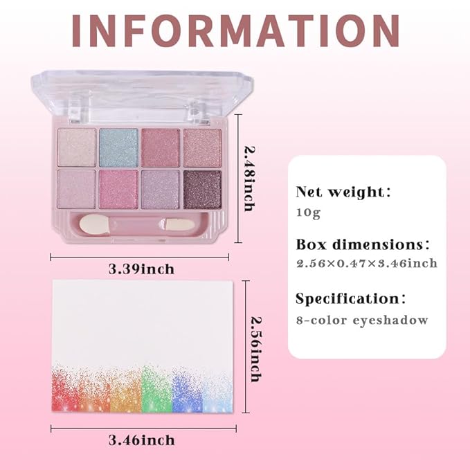 SUAKE Nude Pink Eyeshadow Palette, Matte & Shimmer, High Pigmented 12 Colors Brown Purple Eye Shadow Primers for Eye Makeup, Korean Powder Palet de sombras de ojos (05-Aurora Candy)