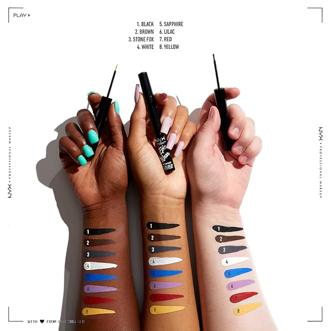 NYX PROFESSIONAL MAKEUP Epic Wear Liquid Liner, Long-Lasting Waterproof Eyeliner - Yellow