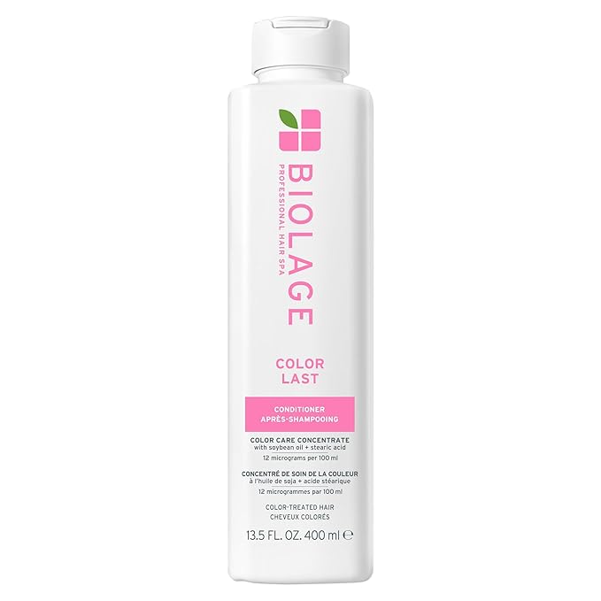 Biolage Color Last Conditioner - Protects & Preserves Color Treated Hair, Hydrates & Repairs Damaged Hair, Adds Shine, Vegan, Paraben-Free, 13.5 Fl Oz