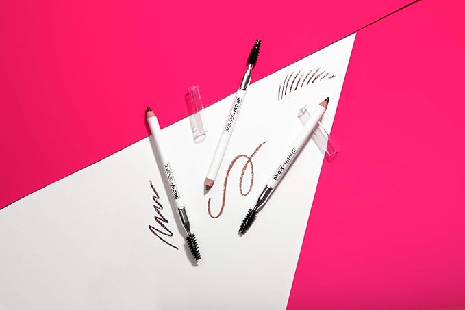wet n wild Brow-SessiveBrow Pencil, Ultra-Precise Dual Ended Spoolie Brush for Perfect Buildable Blendable Shaping, Natural Lasting Shades for Every Brow, Cruelty-Free & Vegan -Dark Brown (Pack of 2)