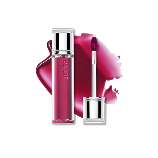 Espoir Couture Lip Tint Glaze #20 Plum Compote | Volumizing Lip Stain with Juicy Texture, Long-Lasting & Vibrant Colors, Moisturizing & Hydrating, Glossy Formula, Vegan, Korean Makeup, 0.14 oz