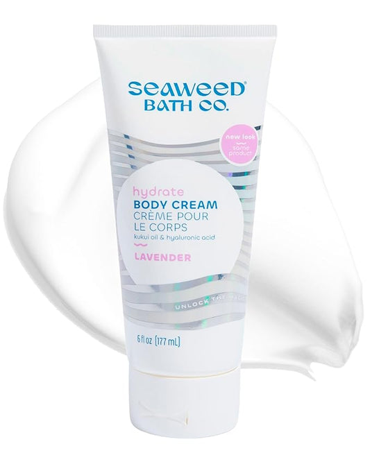 Seaweed Bath Company Cream Body Lavender, 6 fl oz