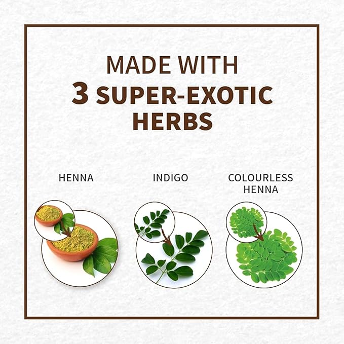 Indus Valley Bio Organic Natural Henna Hair Color For Women Blonde 100gm| 100% Gray Hair Coverage And Long Lasting Hair Dye | Vegan and Cruelty-Free I Herbal Hair Color for All Hair Types