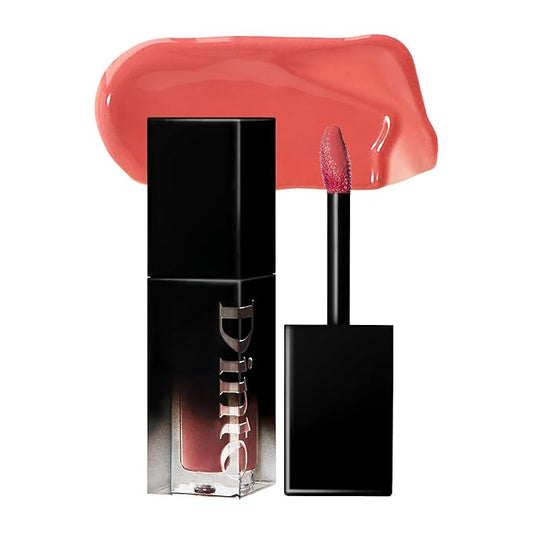 DINTO Blur-Glowy Lip Tint - Glossy Finish, Hydrating, Long Lasting, Lightweight Texture, Non-Sticky, Vegan & Cruelty-Free, K beauty (206 Gratia, 0.11 fl.oz)