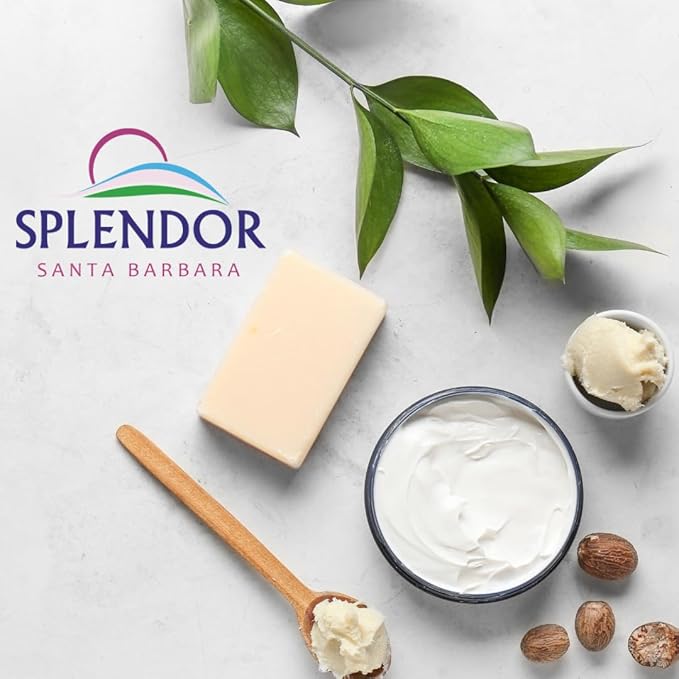 Splendor Lavender Rosemary Essential Oil Bar Soap – Handmade, Vegan, Natural, Cold Process Soap for Hair, Body & Beard – Aromatherapy Bar with Moisturizing Oils for Men & Women