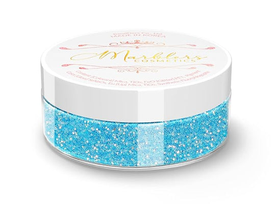 MARBLERS Holographic Face & Body Glitter [Rainbow Sky] 0.18oz (5g) | Fine | Non-Toxic | Vegan | Cruelty-Free | Festival, Rave & Party Makeup | Eye, Hair, Nail Polish, Eyeshadow | Nail Art | Gel Nail